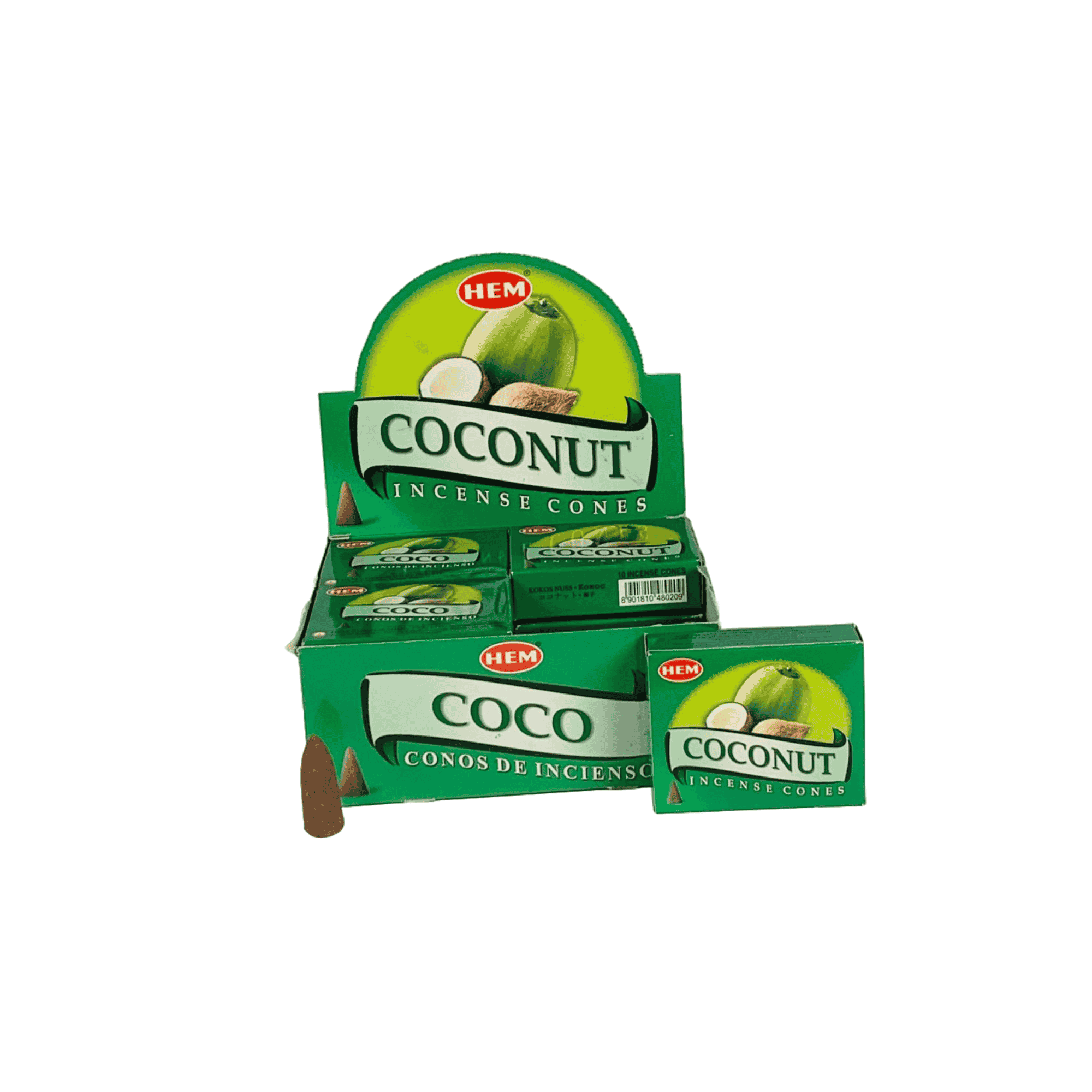 Cônes d'encens Hem Noix de Coco